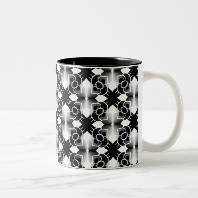 Tasse 2 Couleurs Boug d'extravagance rayante (Droit)