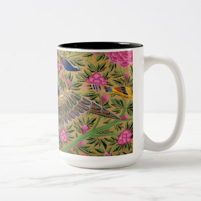 Tasse 2 Couleurs Boug Oiseau de vie (Droit)