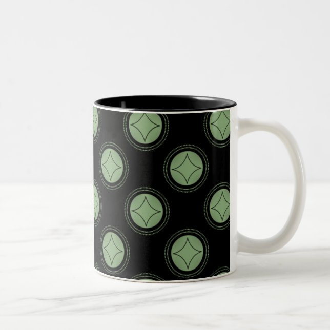 Tasse 2 Couleurs Boug, Vert clair (Droit)