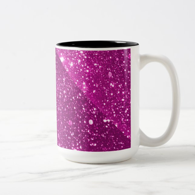 Tasse 2 Couleurs Bouge rose chaude 2 Tonées (Droit)