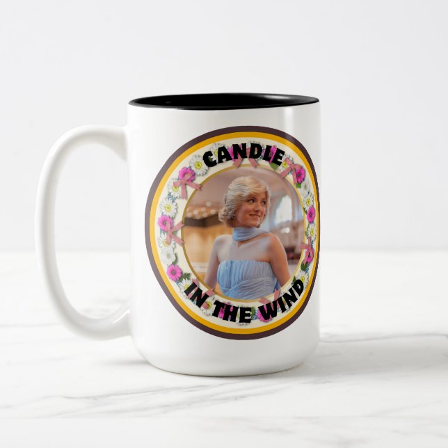 Tasse 2 Couleurs Bougie dans le vent Deux tons (Gauche)