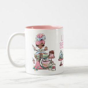 Tasse 2 Couleurs Boulangerie pour petites entreprises, cupcakes