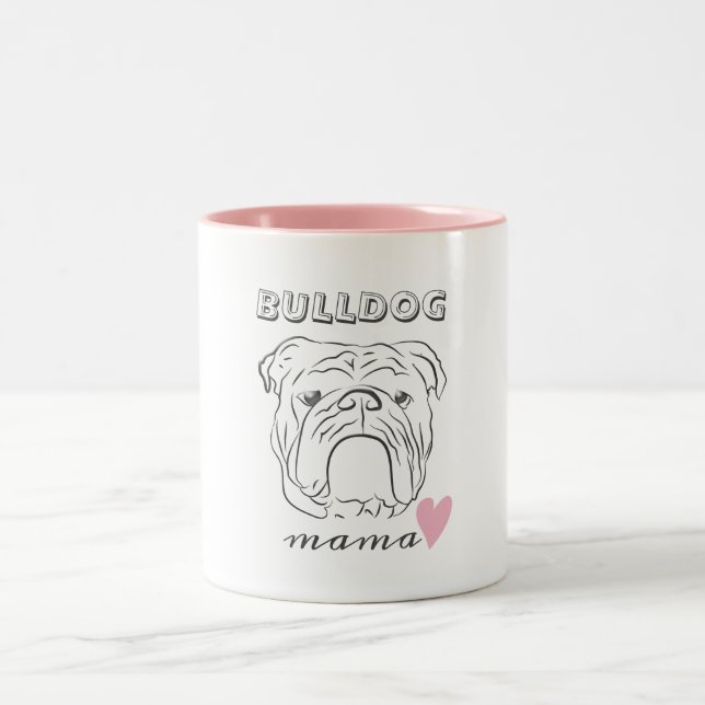 Tasse 2 Couleurs Bouledogue Anglais (Centre)