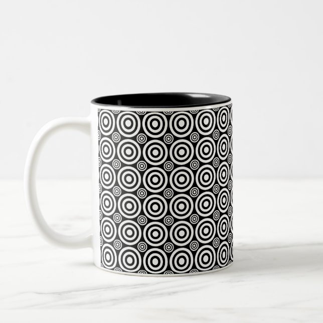 Tasse 2 Couleurs Boules de café Bullseye (Gauche)