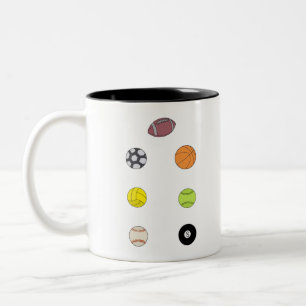 Tasse 2 Couleurs Boules de sport