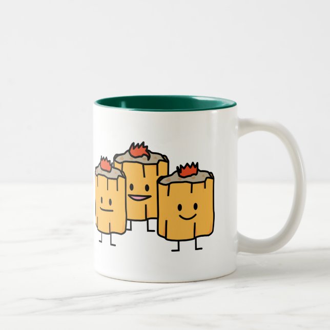 Tasse 2 Couleurs Boulette chinoise p de Dim Sum Dimsum de boulettes (Droit)