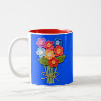 Bouquet de fleurs au crochet, amateur de crochet,