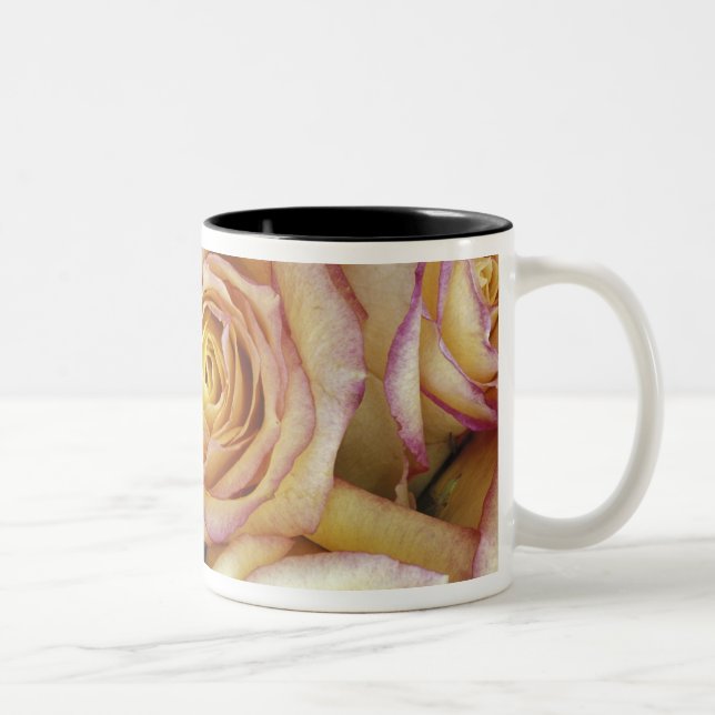 Tasse 2 Couleurs Bouquet de roses (Droit)