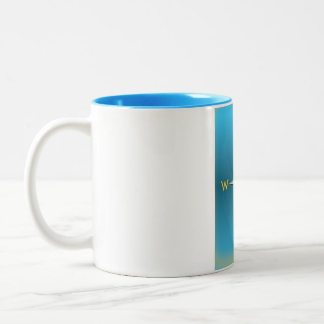 Tasse 2 Couleurs Boussole de navigation (Gauche)