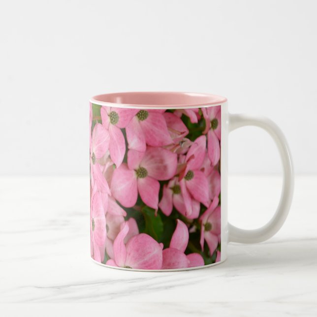 Tasse 2 Couleurs Bouteille à café en bois de kousa rose (Droit)