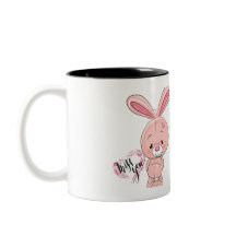 Bouteille de café lapin
