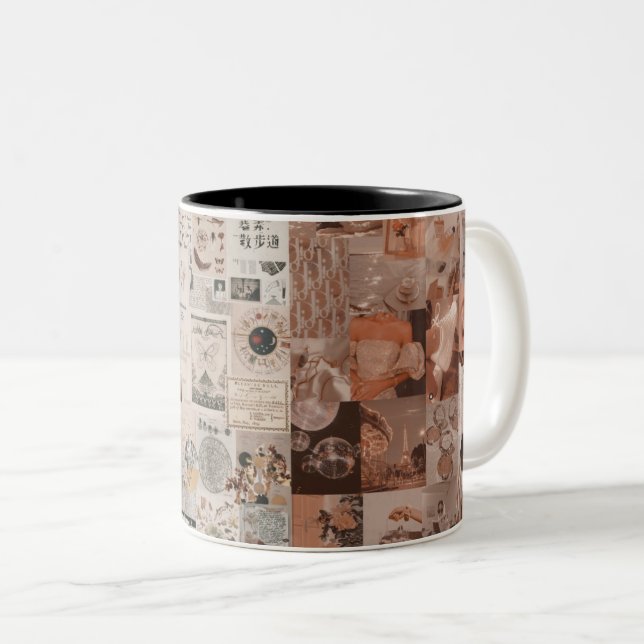 Tasse 2 Couleurs Bouteille esthétique (Devant droit)