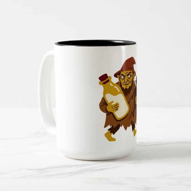 Tasse 2 Couleurs Bouteille Manci (Devant gauche)