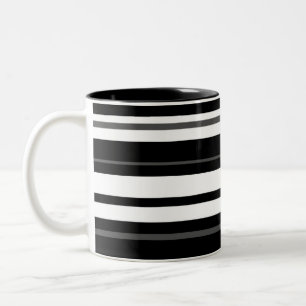 Tasse 2 Couleurs Bouton à deux tons Humbug Stripe
