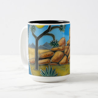 Tasse 2 Couleurs Bouton Joshua Tree - Fish Rock