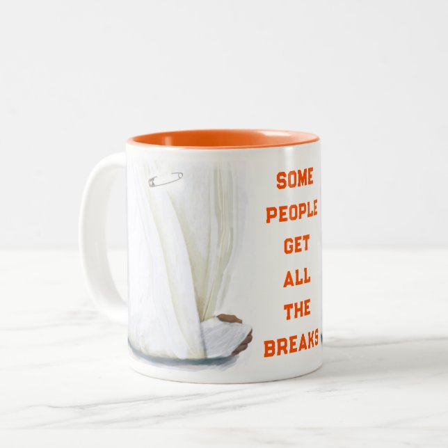 Tasse 2 Couleurs Bras Cassé Bon rétablissement (Devant gauche)