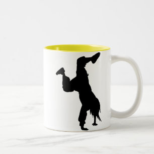 Tasse 2 Couleurs Breakdancer ; jaune