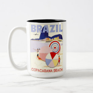 TASSE 2 COULEURS BRÉSIL COPACABANA