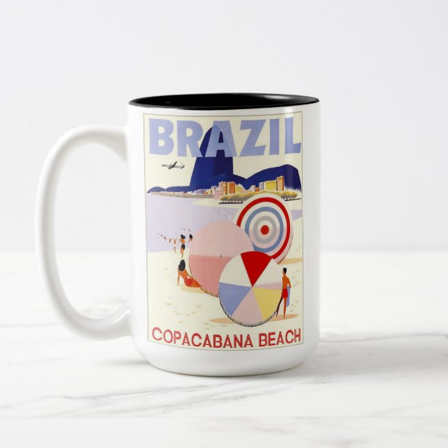 TASSE 2 COULEURS BRÉSIL COPACABANA (Gauche)