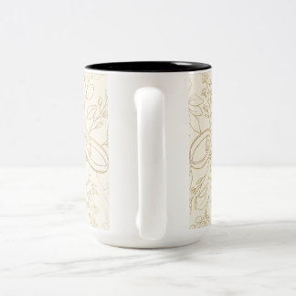 Tasse 2 Couleurs Bride Groom Gift | Watercolor Sage Green Botanical