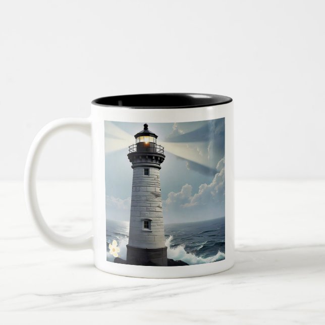 Tasse 2 Couleurs "Brillant à travers les tempêtes" (Gauche)
