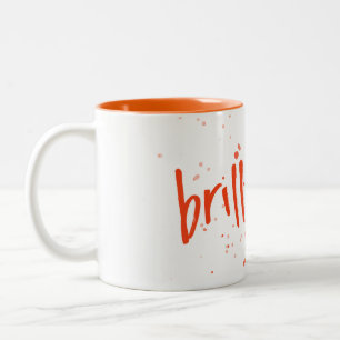Tasse 2 Couleurs Brillant éclat orange