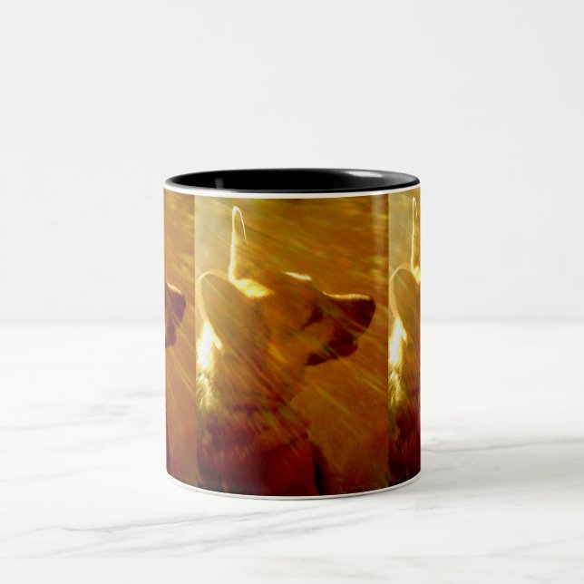 Tasse 2 Couleurs Brille Sur Moi Berger Allemand #2 (Centre)