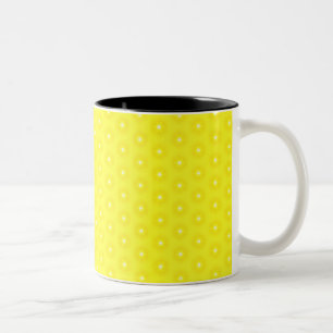 Tasse 2 Couleurs Brilliant Citron jaune soleil étoiles Motif