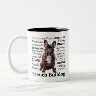 Tasse 2 Couleurs Brindle Français Bulldog