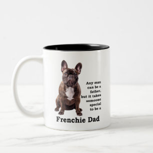 Tasse 2 Couleurs Brindle French Bulldog Papa