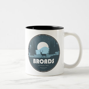 Tasse 2 Couleurs Broads Parc national Deer