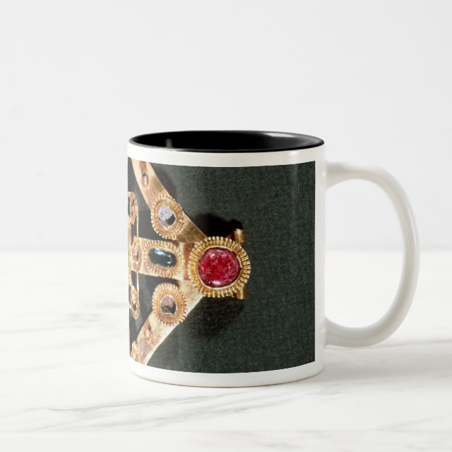 Tasse 2 Couleurs Broche sous forme de croix grecque (Droit)