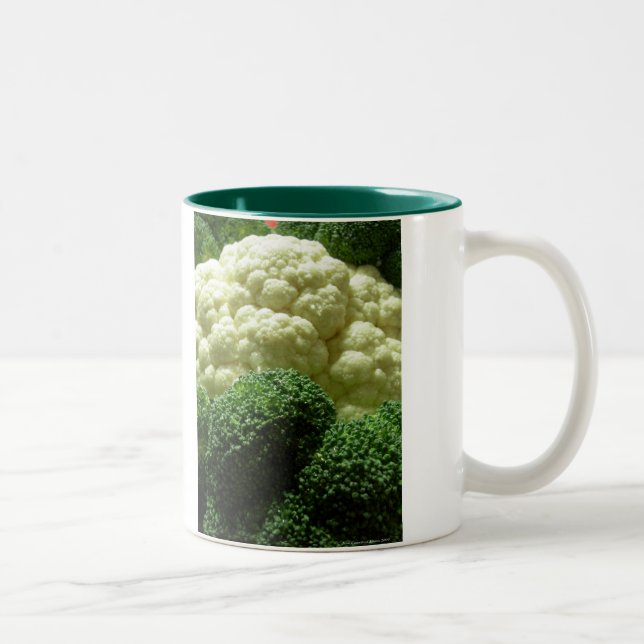 Tasse 2 Couleurs Brocoli et chou-fleur (Droit)