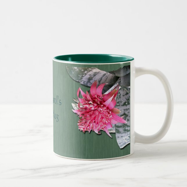 Tasse 2 Couleurs Broméliade rose (Droit)