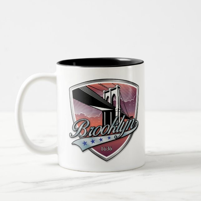 Tasse 2 Couleurs Brooklyn Design Silver (Gauche)
