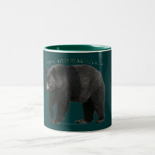 TASSE 2 COULEURS BROUILLON DE LA FAUNE DE L'OURS NOIR