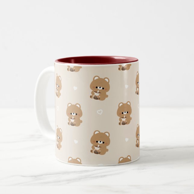 Tasse 2 Couleurs Brown Bear Boba (Devant gauche)