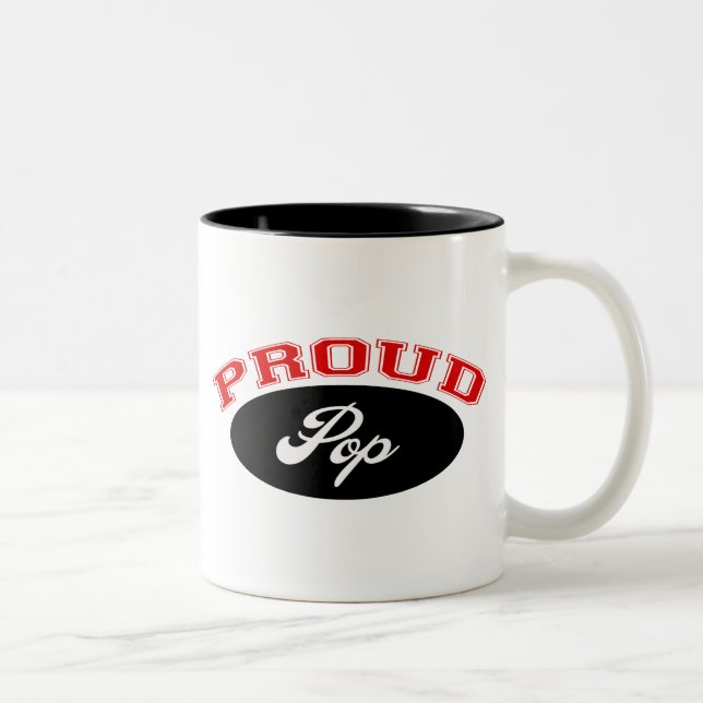 Tasse 2 Couleurs Bruit fier (Droit)