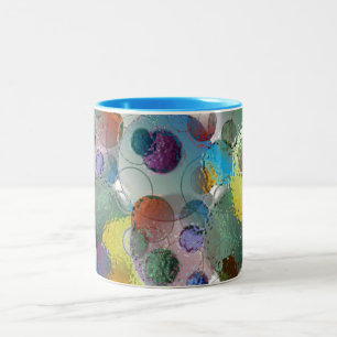 Tasse 2 Couleurs Bulles sous verre