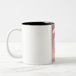 Tasse 2 Couleurs #BunnyMug #CuteCups #WhimsicalDrinkware
