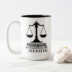 Tasse 2 Couleurs Bureau du droit parajuridique Cadeau