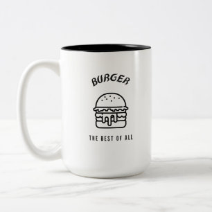 Tasse 2 Couleurs Burger le meilleur de tous
