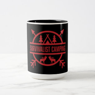 Tasse 2 Couleurs Buscraft Nature Survivalist