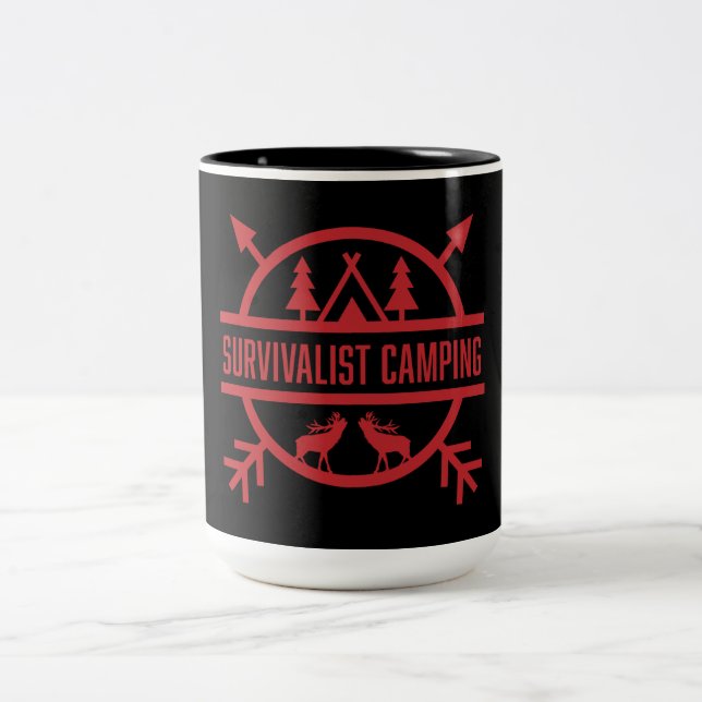 Tasse 2 Couleurs Buscraft Nature Survivalist (Centre)
