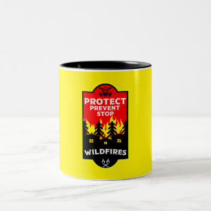 Tasse 2 Couleurs Bush - Prévention des incendies