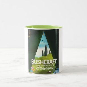 Tasse 2 Couleurs Bushcraft 'Visitez la nature mère' désert