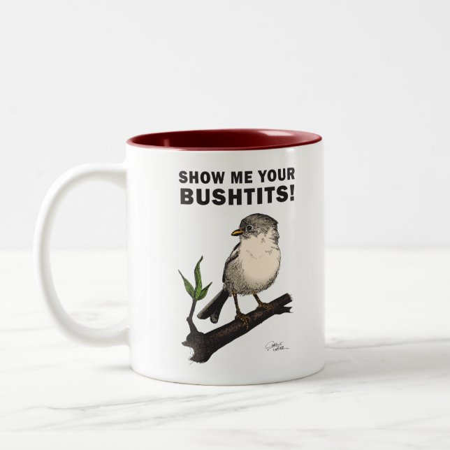 Tasse 2 Couleurs Bushtit (Gauche)