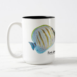 Tasse 2 Couleurs Butterflyfish multibandes, multicinctus de