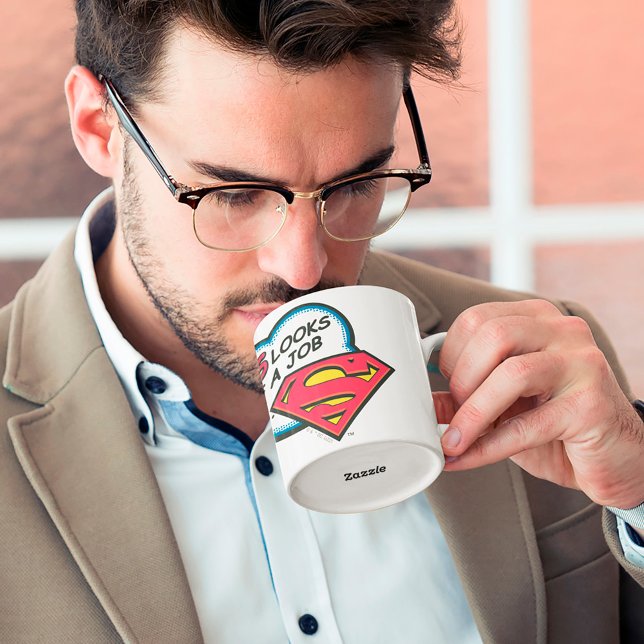 Tasse 2 Couleurs Ça ressemble à un job pour Superman (Créateur téléchargé)