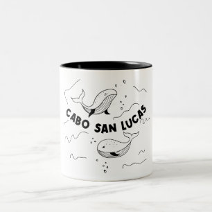 Tasse 2 Couleurs Cabo San Lucas Mexique Baleines